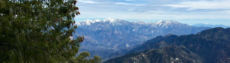 View from Mount Wilson, Los Angeles, CA